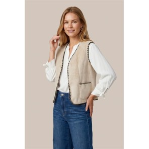 CS the Label gilet Glen Sand Black CS the Label gilet Glen Sand Black